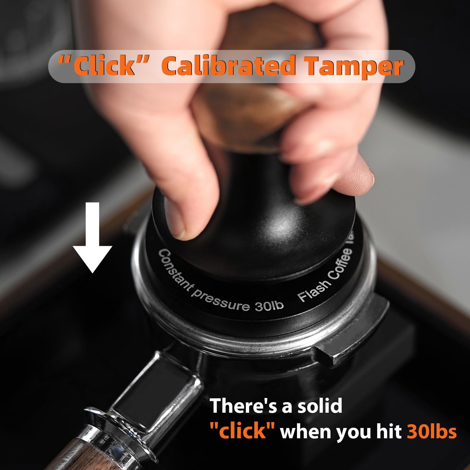 MHW-3BOMBER 53mm Espresso Coffee Tamper & WDT Espresso Distribution Tool Adjustable Range - Image 2