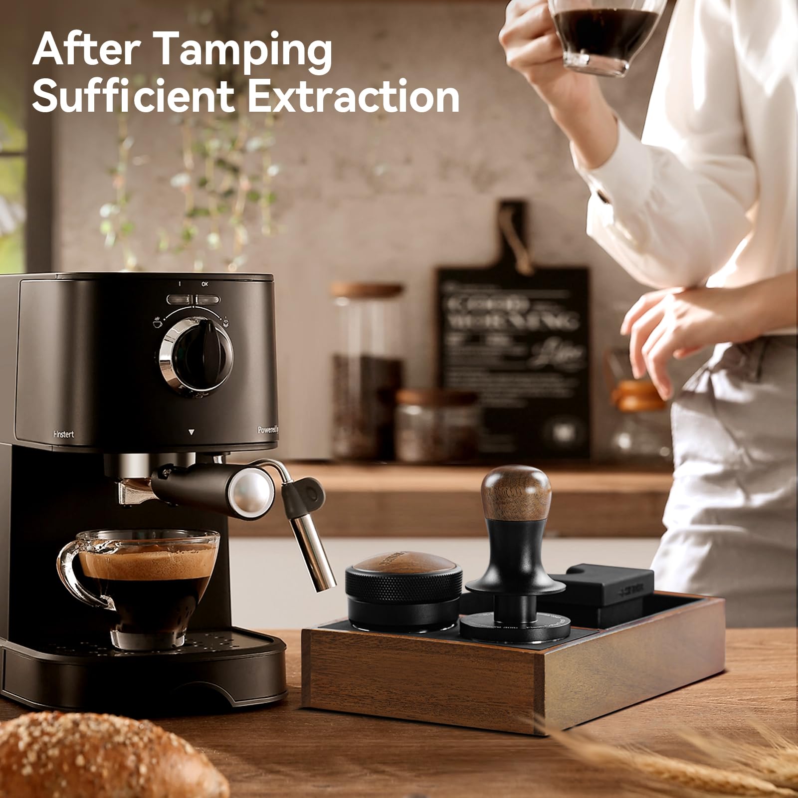 MHW-3BOMBER 54mm Espresso Tamper and Puck Screen - Image 6