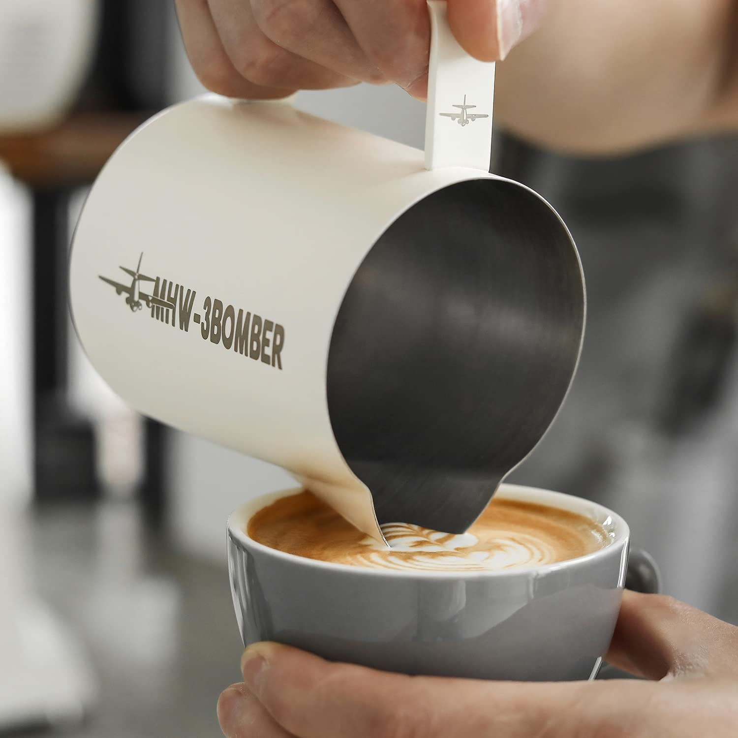 MHW-3BOMBER Series5.0 Milk Pitcher Latte Art Set - Image 3