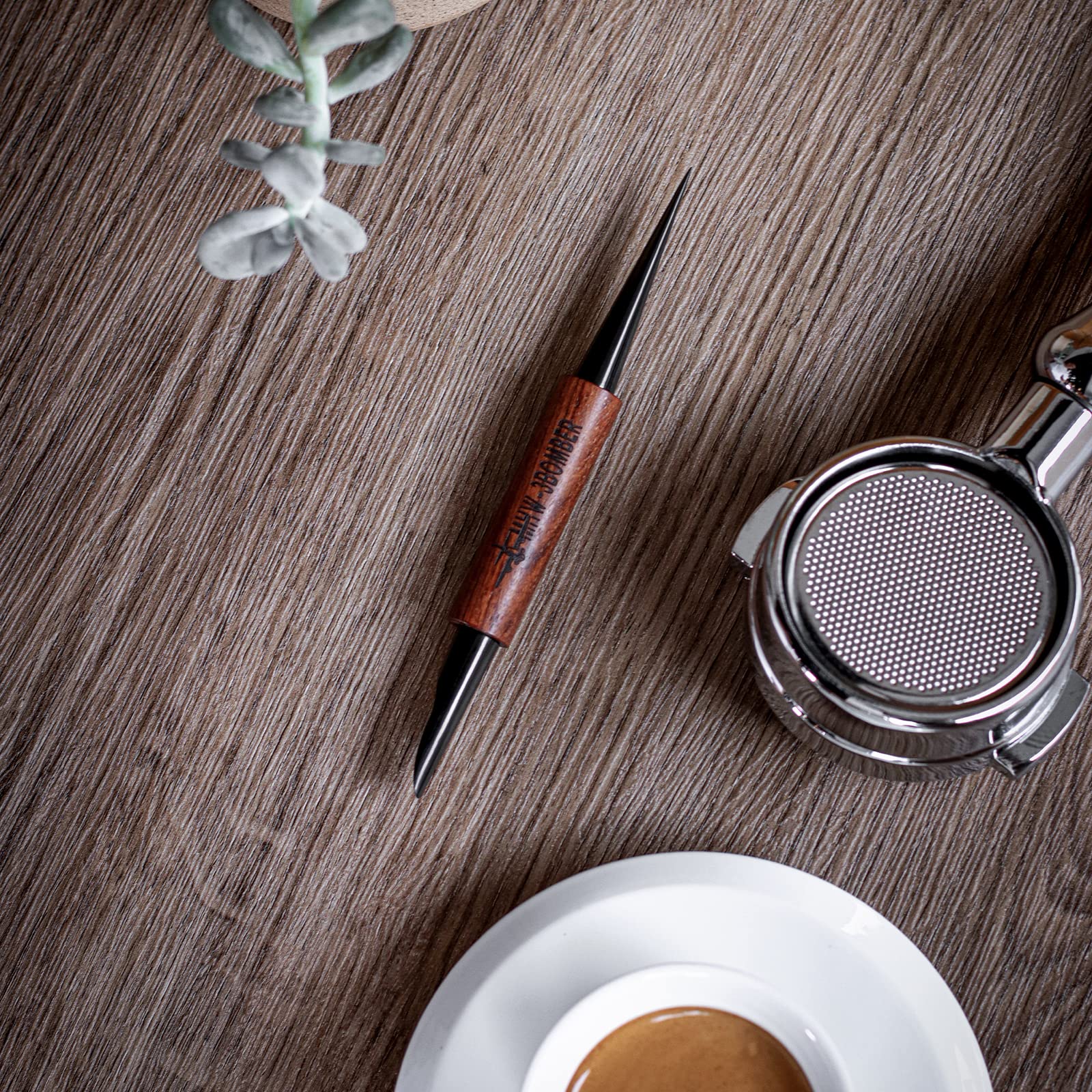 MHW-3BOMBER Latte Art Pen for Barista, Rosewood Coffee Art Pen for Latte, Cappuccino, Macchiato, Espresso Art Tool Barista Gift, CN5400R - Image 8